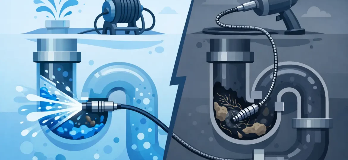 Hydro Jetting vs Snaking Drains