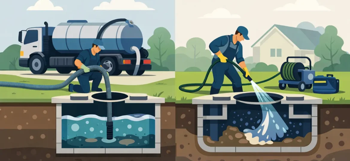 Septic Pumping vs Septic Cleaning