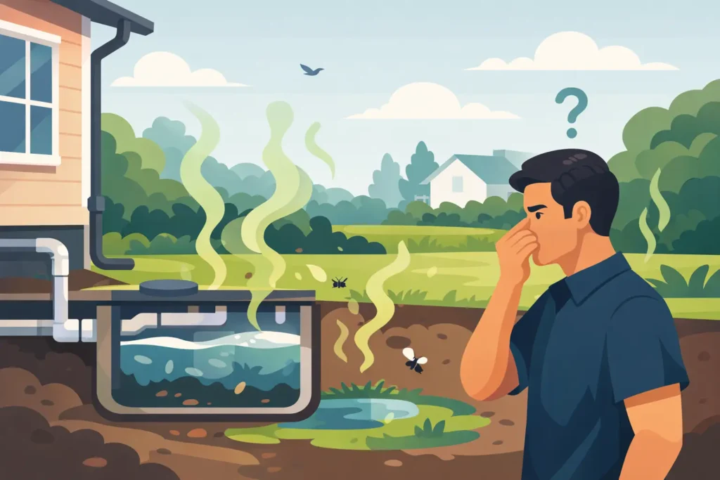 Why Does Septic Smell Outside?