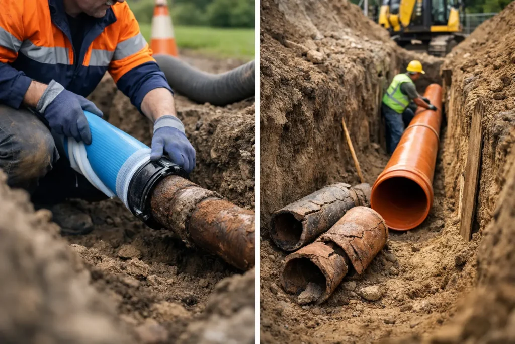 Sewer Repair vs Sewer Replacement
