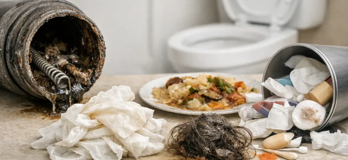 Top Causes of Sewer Blockages at Home