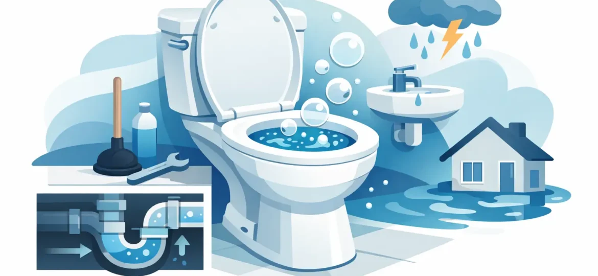 Why Is My Toilet Bubbling? Common Causes