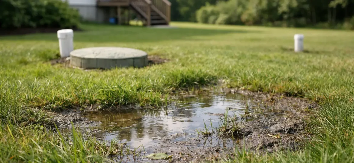 Why Is Yard Wet Over Septic?
