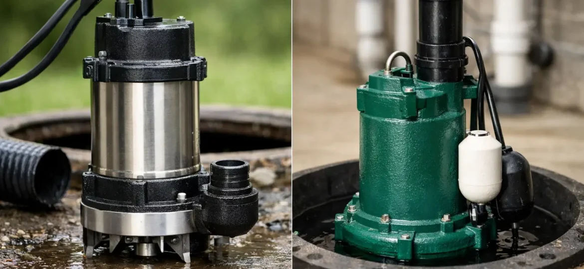 Grinder Pump Versus Sewage Ejector
