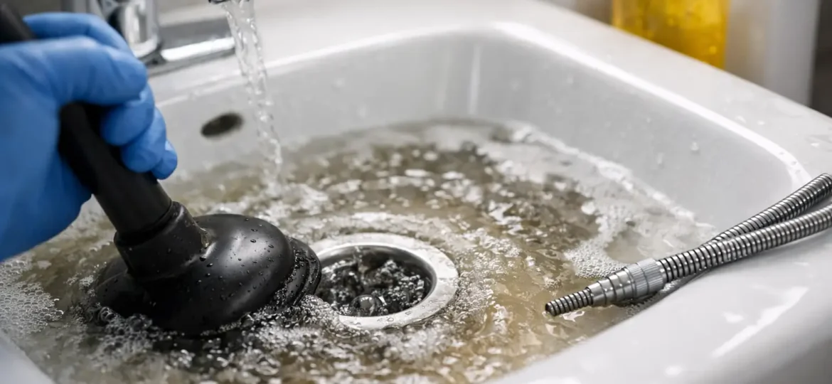 How to Clear a Slow Drain That Keeps Backing Up