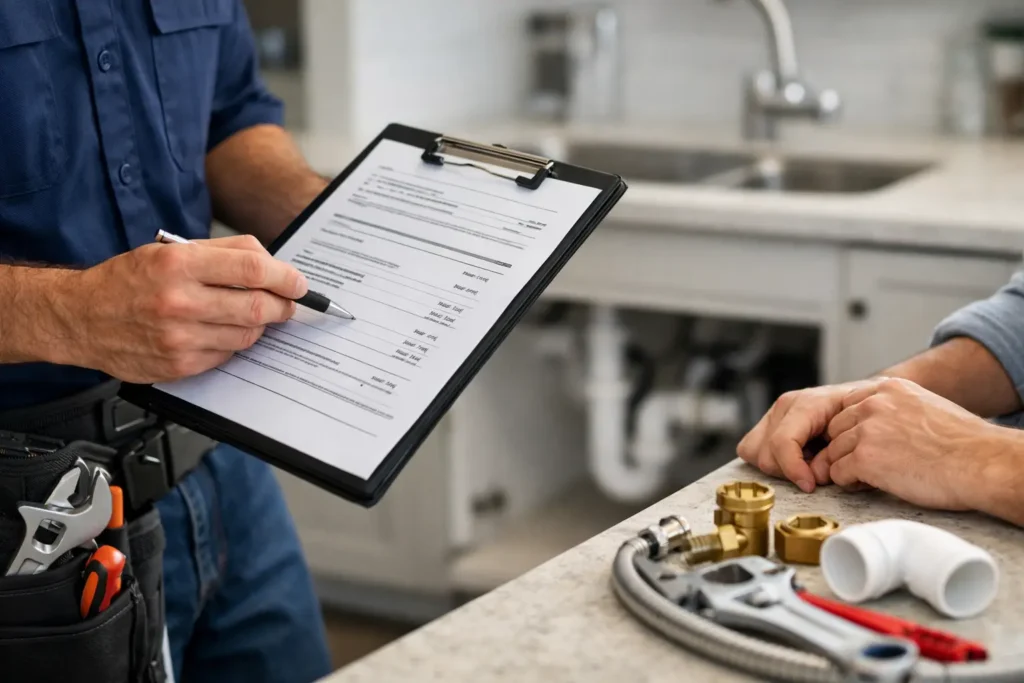 What a Flat Rate Plumbing Estimate Should Include