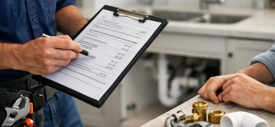 What a Flat Rate Plumbing Estimate Should Include