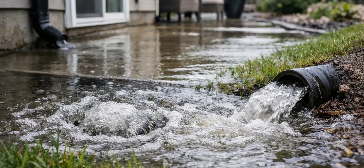 Why Is Water Backing Up Outside Your Home?