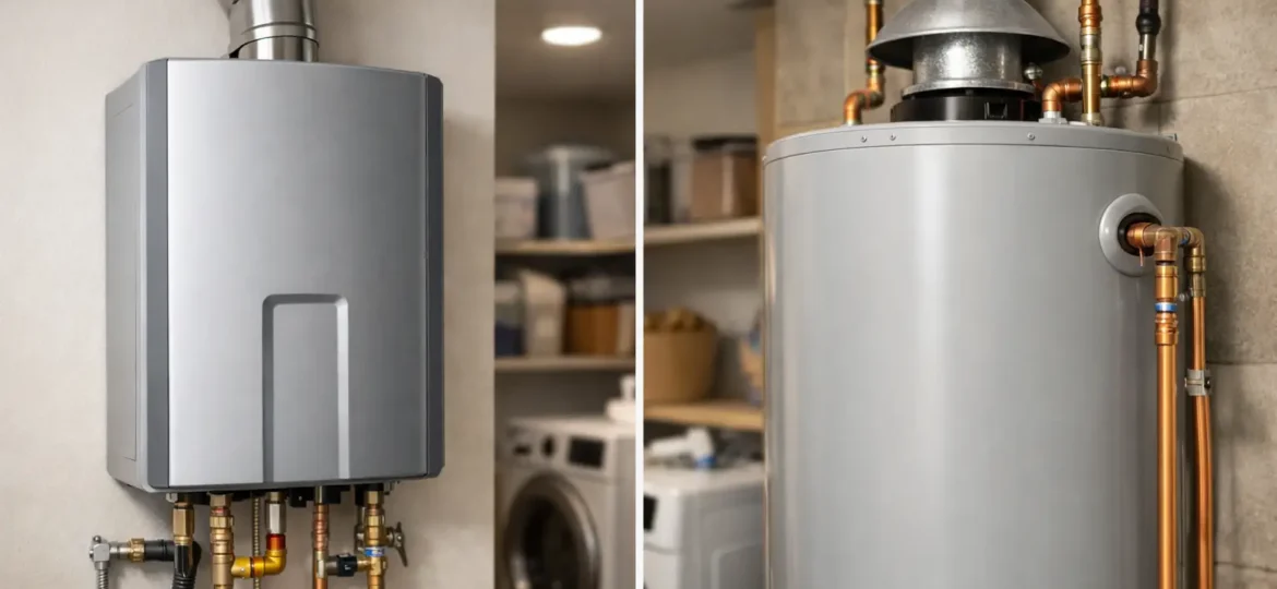 Tankless vs Standard Water Heaters Compared